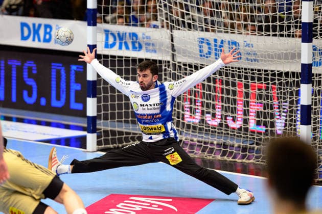 Matija Spikic ThSV Eisenach, 01 GER, ThSV Eisenach against TSV Hannover Burgdorf, 1 Daikin Handballbundesliga, Handball, 28 Matchday, Season 2025 2026, 19 00 hrs, 10 04 2026 GER, ThSV Eisenach against TSV Hannover Burgdorf, 1 Daikin Handballbundesliga, Handball, 28 Matchday, Season 2025 2026, 19 00 hrs, 10 04 2026 Eisenach Copyright: xEibner-Pressefoto MartinxHerbstx EP_MHT