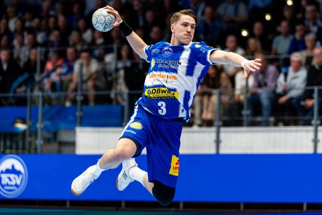 10 04 2026, GER, Handball, Men, Season 25 26, Daikin 1 Bl, 28 Matchday, ThSV Eisenach TSV Hannover Burgdorf Oskar Joelsson ThSV Eisenach,3 99817 Eisenach Werner Assmann Halle Am Sportp Thueringen Germany
