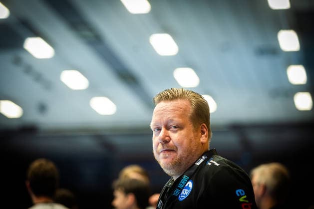 Eisenach , 100426 , 1 Handball Bundesliga THSV Eisenach against TSV Hannover Burgdorf In the picture Managing Director Rene Witte Eisenach