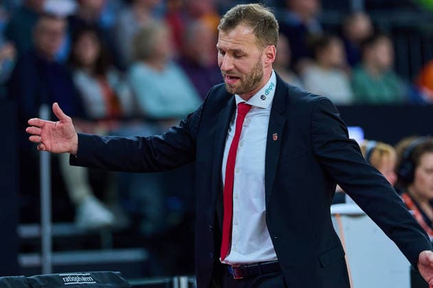 Anton Gavel BMA365 Bamberg Baskets, Headcoach GER, ratiopharm ulm vs BMA365 Bamberg Baskets, Basketball, Matchday 29, EasyCredit BBL, Season 2025 2026, 11 04 2026 GER, ratiopharm ulm vs BMA365 Bamberg Baskets, Basketball, Matchday 29, EasyCredit BBL, Season 2025 2026, 11 04 2026 New Ulm Copyright: xEibner-Pressefoto GeraldxOelze-dexStoppanyx EP_ODS