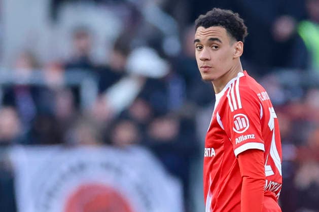 Jamal Musiala FC Bayern Muenchen looks dejected, Bundesliga, FC St Pauli v FC Bayern München, Millerntor Stadion on April 11, 2026 in Hamburg, Germany Photo by Marco Steinbrenner DeFodi Images Jamal Musiala FC Bayern Muenchen looks dejected, Bundesliga, FC St Pauli v FC Bayern München, Millerntor Stadion, April 11, 2026 in Hamburg, Germany Photo by Marco Steinbrenner DeFodi Images DFL regulations prohibit any use of photographs as image sequences and or quasi video