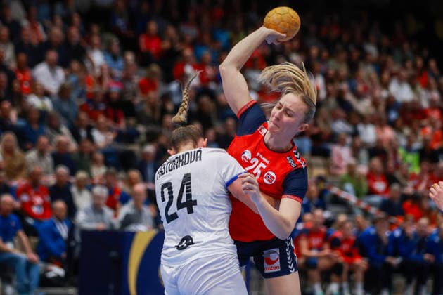 Handball, EHF EURO Cup Norway Slovakia Kristiansand 20260412 Norway s Henny Ella Reistad during the handball match in the EHF Euro Cup for women between Norway and Slovakia in Aquarama in Kristiansand The photo was taken on behalf of the Norwegian Handball Association Photo Trond R Teigen NTB Kristiansand Norway EDITORIAL USE ONLY RESTRICTED USE FOR BETTING COMPANIES  Copyright: xTrondxR.xTeigenx xNTBx