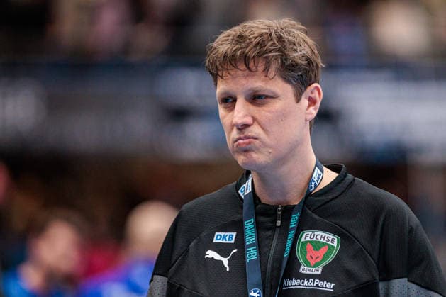 Nicolej Krickau Fuechse Berlin, Coach GER, TBV Lemgo Lippe vs Fuechse Berlin, Handball, 1 Bundesliga, 28 Matchday, Season 2025 2026, 12 04 2026 GER, TBV Lemgo Lippe vs Fuechse Berlin, Handball, 1 Bundesliga, 28 Matchday, Season 2025 2026, 12 04 2026 Lemgo Copyright: xEibner-Pressefoto JanxRollingerx EP_JSK