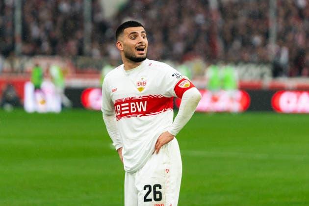 Soccer Bundesliga, Matchday 29, VfB Stuttgart Hamburger SV on 12 04 2026 in Stuttgart MHP Arena , Germany, Season 2025 2026 Deniz Undav VfB Stuttgart, 26 Stuttgart MHP Arena Germany Copyright: xPhilippxImhofx