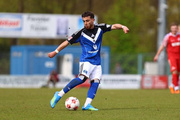 10 Bilal Yalcinkaya Hamburger SV U21 Fußball I Herren I Regionalliga Nord I Saison 2025 2026 I 29 Spieltag I FC Eintracht Norderstedt Hamburger SV U21 I 11 04 2026 I Edmund Plambeck Stadion