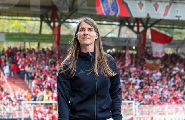 Germany Bundesliga 2025 2026, Matchday 30 1 FC Union Berlin vs VfL Wolfsburg An der Alten Försterei Berlin Portrait photo, portrait, single shot, portrait Marie Louise Eta Coach 1 FC Union Berlin Berlin Copyright: xAymanxAlahmedx
