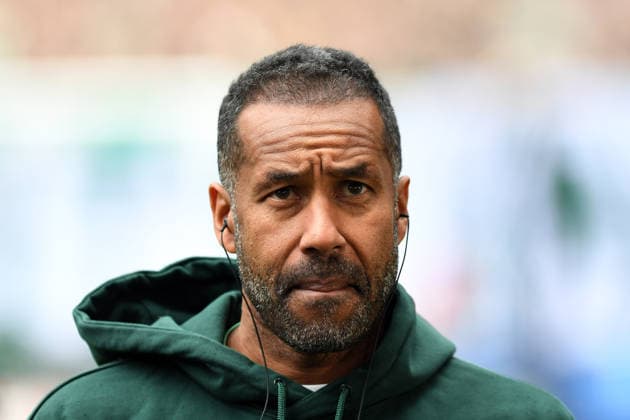 Trainer Daniel Thioune Werder Bremen looks on during the Bundesliga match between SV Werder Bremen and Hamburger SV, Weserstadion on April 18, 2026 in Bremen, Germany Photo by Ralf Treese DeFodi Images Trainer Daniel Thioune Werder Bremen looks on during the Bundesliga match between SV Werder Bremen and Hamburger SV at Weserstadion on April 18, 2026 in Bremen, Germany Photo by Ralf Treese DeFodi Images DFL regulations prohibit any use of photographs as image sequences and or quasi video Photo by Ralf Treese DeFodi Images