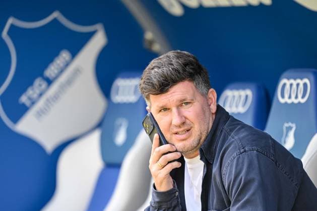 Geschäftsführer Sport Andreas Schicker Looks on during the Bundesliga match between TSG Hoffenheim and Borussia Dortmund, PreZero Arena am 18 April 2026 in Sinsheim, Germany Photo by Harry Langer DeFodi Images Geschäftsführer Sport Andreas Schicker Looks on during the Bundesliga match between TSG Hoffenheim and Borussia Dortmund at PreZero Arena on April 18, 2026 in Sinsheim, Germany Photo by Harry Langer DeFodi Images DFL regulations prohibit any use of photographs as image sequences and or quasi video Photo by Harry Langer DeFodi Images DFL regulations prohibit any use of photographs as image sequences and or quasi video