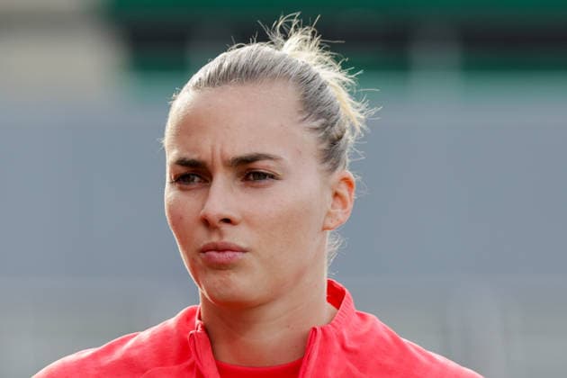 18 04 2026, xgrfx, Soccer World Cup Qualification Women, Austria Germany v l Laura Freigang German Womens National Team DFL DFB REGULATIONS PROHIBIT ANY USE OF PHOTOGRAPHS as IMAGE SEQUENCES and or QUASI VIDEO Ried