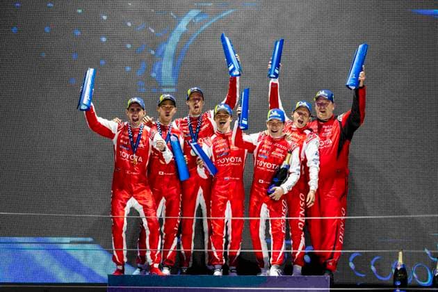 FIA WEC - 6 HOURS OF IMOLA 2026 08 BUEMI SÃ bastien (swi), HARTLEY Brendon (nzl), HIRAKAWA Ryo (jpn), Toyota Racing, Toyota TR010 Hybrid 08, Hypercar, during the 6 Hours of Imola 2026, 1st round of 2026 FIA World Endurance Championship, from April 16 to 19, 2026 on the Autodromo Enzo e Dino Ferrari in Imola, Italy - ImolaItaly Copyright: xFabrizioxBoldonix