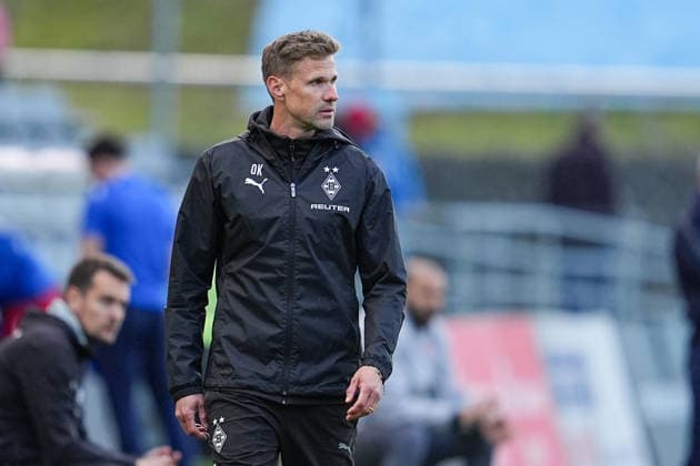 19 04 2026, xydrx, Football, Regionalliga West, Wuppertaler SV Borussia Mönchengladbach II, Season 2025 2026, Stadion am Zoo Oliver Kirch Coach Borussia Mönchengladbach II Copyright: HMBxMedia YannisxDreimann
