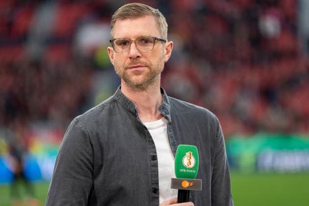 Per Mertesacker TV Expert ZDF Bayer Leverkusen FC Bayern Munich, Football DFB Cup Semi-Final, GER, Leverkusen, BayArena, Season 25 26, 22 04 2026 DFL DFB REGULATIONS PROHIBIT ANY USE OF PHOTOGRAPHS AS IMAGE SEQUENCES AND OR QUASI VIDEO Copyright: HMBxMedia xMarcoxBader