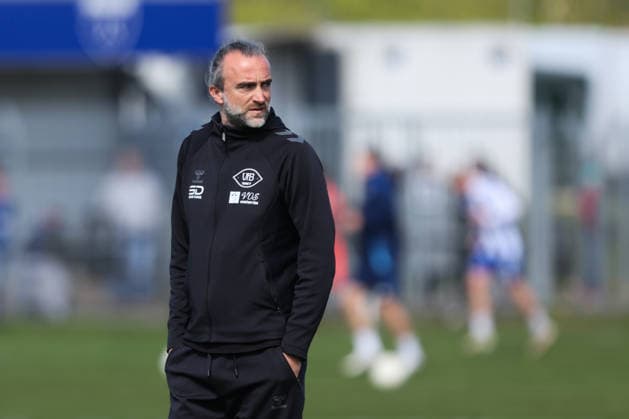26 04 2026, Soccer, Men, Regionalliga Nord, Matchday 31, BSV Kickers Emden VfB Oldenburg Coach Dario Fossi VfB Oldenburg