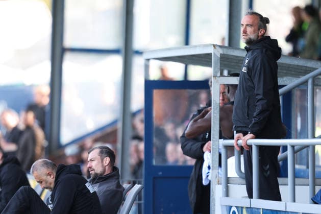 26 04 2026, Soccer, Men, Regionalliga Nord, Matchday 31, BSV Kickers Emden VfB Oldenburg Coach Dario Fossi VfB Oldenburg