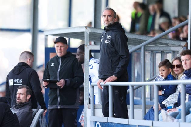 26 04 2026, Soccer, Men, Regionalliga Nord, Matchday 31, BSV Kickers Emden VfB Oldenburg Coach Dario Fossi VfB Oldenburg