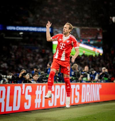 Paris, France 28th Apr 2026 Goal celebration Harry Kane FCB Paris Saint Germain FC Bayern Munich 28 04 2026