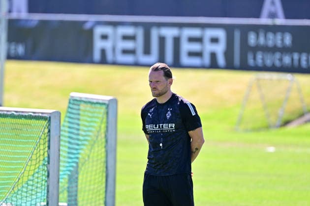 29 04 2026 Moenchengladbach Fußball, Herren, Saison 2025 2026, Training Borussia Moenchengladbach Eugen Polanski Trainer Gladbach DFL regulations prohibit any use of photographs as image sequences and or quasi video Borussia Park NRW Germany