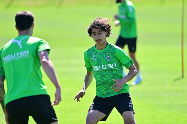 29 04 2026 Moenchengladbach Football, Men, Season 2025 2026, Training Borussia Moenchengladbach Wael Mohya Gladbach DFL regulations prohibit any use of photographs as image sequences and or quasi video Borussia Park NRW Germany