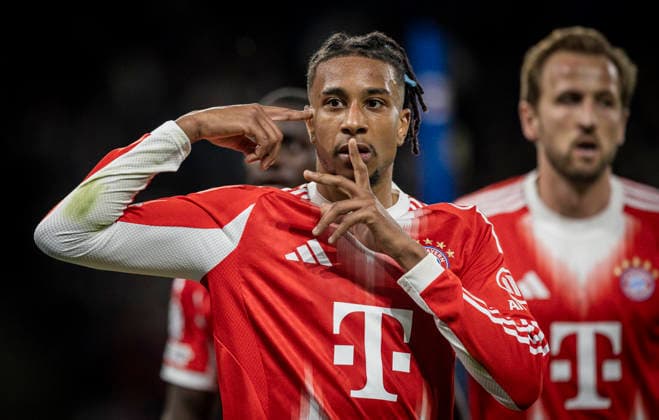 Paris, France 28th Apr 2026 Goal celebration Michael Olise FCB Paris Saint Germain FC Bayern Munich 28 04 2026