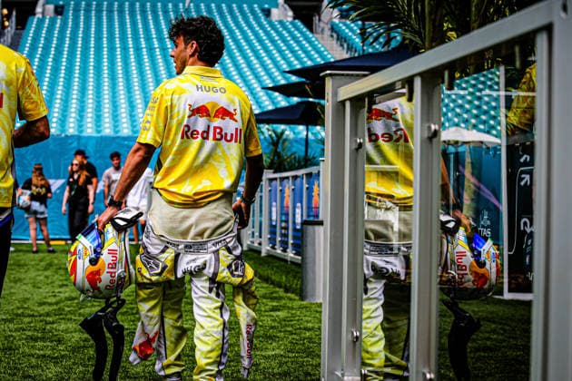 (41) Arvid Lindblad (GBR) - Visa Cash App Racing Bulls F1 Team - Racing Bulls VCARB03 - Red Bull Ford during the Formula 1 Crypto.com Miami Grand Prix 2026 at Miami International Autodrome in Miami Gardens, United States. Round 6 of the 2026 FIA Formula One World Championship, WM, Weltmeisterschaft held May 1-3, 2026. The Miami International Autodrome, located in the grounds of the Hard Rock Stadium, hosts the sixth round featuring the Sprint format. This event weekend features the F1 Sprint format, with a Sprint Shootout and Sprint Race in addition to the standard qualifying session and Grand Prix. Copyright: xAlessioxDexMarcox xAvens-images.com AvensImages IPAxSportx xipa-agency.netx xx IPA_74345779 IPA_Agency_IPA74345779