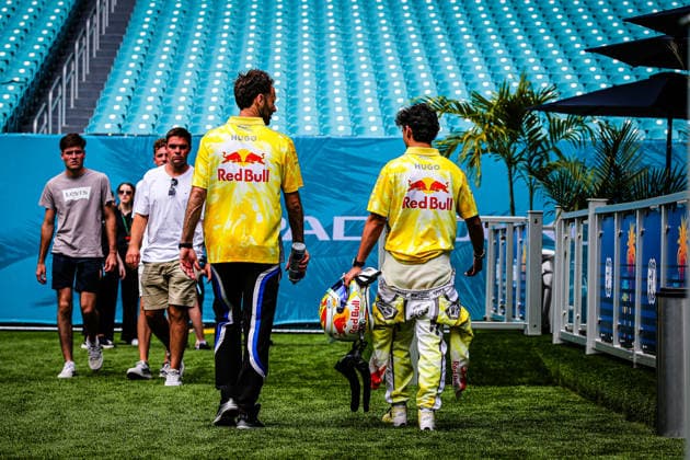 (41) Arvid Lindblad (GBR) - Visa Cash App Racing Bulls F1 Team - Racing Bulls VCARB03 - Red Bull Ford during the Formula 1 Crypto.com Miami Grand Prix 2026 at Miami International Autodrome in Miami Gardens, United States. Round 6 of the 2026 FIA Formula One World Championship, WM, Weltmeisterschaft held May 1-3, 2026. The Miami International Autodrome, located in the grounds of the Hard Rock Stadium, hosts the sixth round featuring the Sprint format. This event weekend features the F1 Sprint format, with a Sprint Shootout and Sprint Race in addition to the standard qualifying session and Grand Prix. Copyright: xAlessioxDexMarcox xAvens-images.com AvensImages IPAxSportx xipa-agency.netx xx IPA_74345781 IPA_Agency_IPA74345781