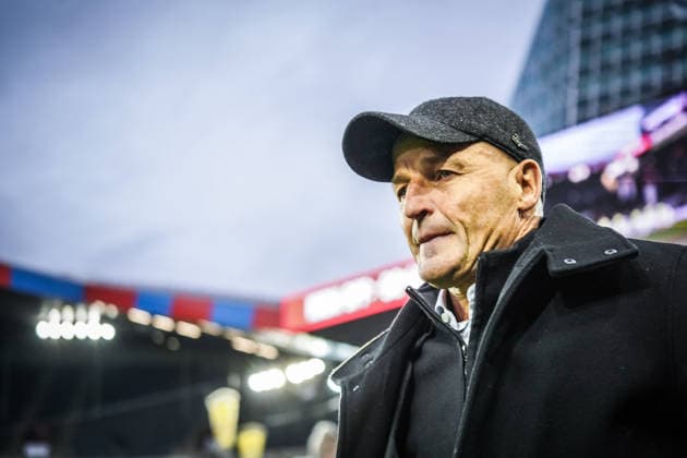 Switzerland Football Super League 2026 Peter Zeidler takes over GC Grasshopper Zurich in the relegation battle Portrait photo, portrait, single shot, portrait, archive, coach Basel St Jakob Park Switzerland Copyright: xJOERANxSTEINSIEKx