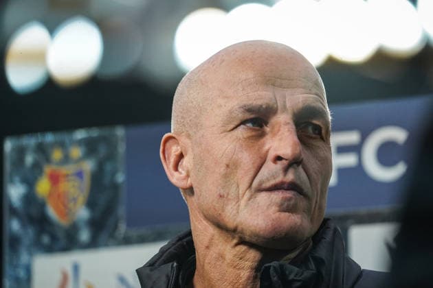 Switzerland Football Super League 2026 Peter Zeidler takes over GC Grasshopper Zurich in the relegation battle Portrait photo, portrait, single shot, portrait, archive, coach Basel St Jakob Park Switzerland Copyright: xJOERANxSTEINSIEKx