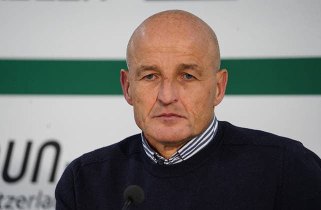 Switzerland Football Super League 2026 Peter Zeidler takes over GC Grasshopper Zurich in the relegation battle Portrait photo, portrait, single shot, portrait, archive, coach St Gallen Kybunpark Switzerland Copyright: xJOERANxSTEINSIEKx