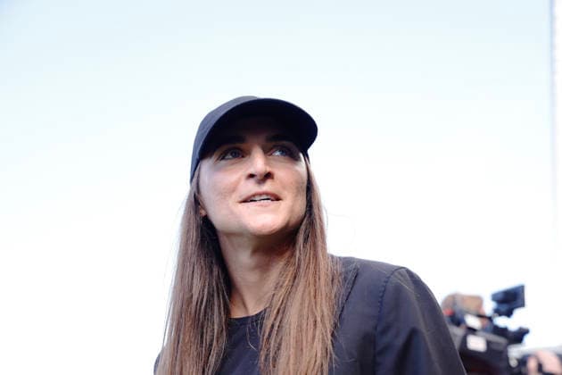 GÖTEBORG, SWEDEN 20260501 Häckens coach Elena Sadiku during Fridays decisive Europa Cup final between BK Häcken and Hammarby at Nordic Wellness arena GÖTEBORG SWEDEN x9200x Copyright: xAdamxIhse TTx FINAL EUROPA CUP: HÄCKEN - HAMMARBY