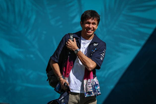 (23) Alexander Albon (THA) - Atlassian Williams F1 Team - Williams FW48 - Mercedes during the Formula 1 Crypto.com Miami Grand Prix 2026 at Miami International Autodrome in Miami Gardens, United States. Round 6 of the 2026 FIA Formula One World Championship, WM, Weltmeisterschaft held May 1-3, 2026. The Miami International Autodrome, located in the grounds of the Hard Rock Stadium, hosts the sixth round featuring the Sprint format. This event weekend features the F1 Sprint format, with a Sprint Shootout and Sprint Race in addition to the standard qualifying session and Grand Prix. Copyright: xAlessioxDexMarcox xAvens-images.com AvensImages IPAxSportx xipa-agency.netx xx IPA_74362766 IPA_Agency_IPA74362766