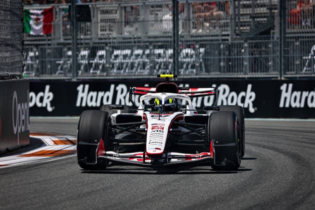 (87) Oliver Bearman (GBR) - TGR Haas F1 Team during the Formula 1 Crypto.com Miami Grand Prix 2026 at Miami International Autodrome in Miami Gardens, United States. Round 6 of the 2026 FIA Formula One World Championship, WM, Weltmeisterschaft held May 1-3, 2026. The Miami International Autodrome, located in the grounds of the Hard Rock Stadium, hosts the sixth round featuring the Sprint format. This event weekend features the F1 Sprint format, with a Sprint Shootout and Sprint Race in addition to the standard qualifying session and Grand Prix.  Copyright: xAlessioxDexMarcox xAvens-images.com AvensImages IPAxSportx xipa-agency.netx xx IPA_74364506 IPA_Agency_IPA74364506
