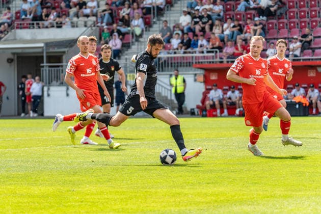 02 05 2026, xdaymx, Soccer Regionalliga Suedwest, FSV Mainz 05 U23 SG Sonnenhof Grossaspach Goal Conclusion by Volker Celiktas Sonnenhof Grossaspach DFL DFB REGULATIONS PROHIBIT ANY USE OF PHOTOGRAPHS as IMAGE SEQUENCES and or QUASI VIDEO Mainz