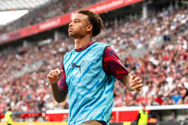 Germany Bundesliga 2025 2026 Matchday 32, Bayer 04 Leverkusen vs RB Leipzig 02 05 2026 BayArena, North Rhine-Westphalia Assan Ouedraogo 20, RB Leipzig Copyright: xCelinaxLeiersx