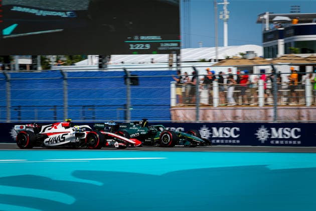 (87) Oliver Bearman (GBR) - TGR Haas F1 Team during the Formula 1 Crypto.com Miami Grand Prix 2026 at Miami International Autodrome in Miami Gardens, United States. Round 6 of the 2026 FIA Formula One World Championship, WM, Weltmeisterschaft held May 1-3, 2026. The Miami International Autodrome, located in the grounds of the Hard Rock Stadium, hosts the sixth round featuring the Sprint format. This event weekend features the F1 Sprint format, with a Sprint Shootout and Sprint Race in addition to the standard qualifying session and Grand Prix.  Copyright: xAlessioxDexMarcox xAvens-images.com AvensImages IPAxSportx xipa-agency.netx xx IPA_74392790 IPA_Agency_IPA74392790