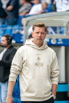 03 05 2026, xdaymx, Soccer 2 Bundesliga, Karlsruher SC SV Darmstadt 98 Coach Florian Kohfeldt before the match in Karlsruhe DFL DFB REGULATIONS PROHIBIT ANY USE OF PHOTOGRAPHS as IMAGE SEQUENCES and or QUASI VIDEO Karlsruhe