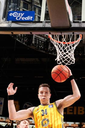 Justin Bean Alba Berlin, 34 , GER, ALBA Berlin vs Chemnitz 99ers, Basketball Men, easy Credit BBL, Season 2025 2026, 32 Matchday, 03 05 2026 GER, ALBA Berlin vs Chemnitz 99ers, Basketball Men, easy Credit BBL, Season 2025 2026, 32 Matchday, 03 05 2026 Berlin Copyright: xEibner-Pressefotox xClaudiusxRauchx EP_CRH