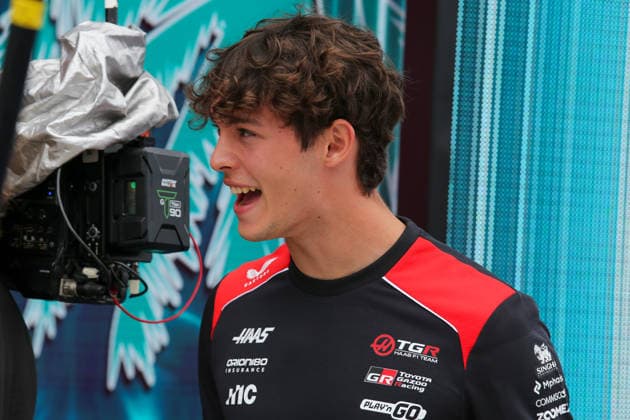 (87) Oliver Bearman (GBR) - TGR Haas F1 Team during the Formula 1 Crypto.com Miami Grand Prix 2026 at Miami International Autodrome in Miami Gardens, United States. Round 6 of the 2026 FIA Formula One World Championship, WM, Weltmeisterschaft held May 1-3, 2026. The Miami International Autodrome, located in the grounds of the Hard Rock Stadium, hosts the sixth round featuring the Sprint format. This event weekend features the F1 Sprint format, with a Sprint Shootout and Sprint Race in addition to the standard qualifying session and Grand Prix.  Copyright: xAlessioxDexMarcox xAvens-images.com AvensImages IPAxSportx xipa-agency.netx xx IPA_74413125 IPA_Agency_IPA74413125