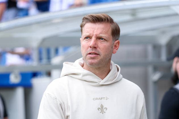 Germany Karlsruher SC vs SV Darmstadt 98, Matchday 32, 2 Bundesliga, Season 2025 26, BBBank Wildpark Karlsruhe Florian Kohfeldt, Coach, SV Darmstadt 98 Karlsruhe BBBank Wildpark Baden Württemberg Germany Copyright: xBenedictxChristx