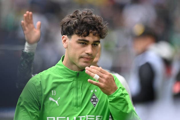 Giovanni REYNA MG Portraet, Portrait, Porträt, Einzelbild, angeschnittenes Einzelmotiv, Fussball 1 Bundesliga Saison 2025 2026, 32 Spieltag, Spieltag32, matchday32, Borussia Moenchengladbach MG Borussia Dortmund DO 1 0 am 03 05 2026 BORUSSIA PARK Moenchengladbach DFL regulations prohibit any use of photographs as image sequences and or quasi video oÂ