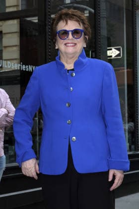 September 20, 2017 - New York, New York, United States - Tennis player Billy Jean King made an appearance at Build Series on September 20 2017 in New York City Copyright: xCurtisxMeansx