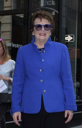 September 20, 2017 - New York, New York, United States - Tennis player Billy Jean King made an appearance at Build Series on September 20 2017 in New York City Copyright: xCurtisxMeansx