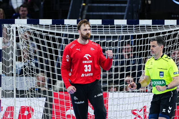 Cheering after Andreas Wolffs save THW Kiel, 33 GER, THW Kiel vs RK Nexe, Handball, EHF European League, Quarter-final, second leg, 2025 2026 season, 05 05 2026 GER, THW Kiel vs RK Nexe, Handball, EHF European League, Quarter-final, second leg, 2025 2026 season, 05 05 2026 Kiel Copyright: xEibner-Pressefoto MarcelxvonxFehrnx EP_MFN