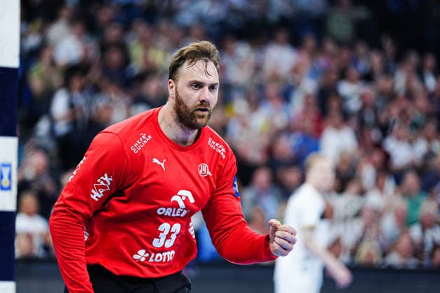 Cheering after Andreas Wolffs save THW Kiel, 33 GER, THW Kiel vs RK Nexe, Handball, EHF European League, Quarter-final, second leg, 2025 2026 season, 05 05 2026 GER, THW Kiel vs RK Nexe, Handball, EHF European League, Quarter-final, second leg, 2025 2026 season, 05 05 2026 Kiel Copyright: xEibner-Pressefoto MarcelxvonxFehrnx EP_MFN