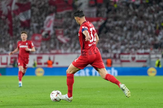 Vincenzo Grifo SC Freiburg, 32 on the ball , Germany, Football, UEFA Europa League, semi-final, second leg, 2025 2026, SC Freiburg vs SC Braga, 07 05 2026, Europa Park Stadion, Freiburg Europa Park Stadion Baden Württemberg Germany Copyright: xArnexAmbergx