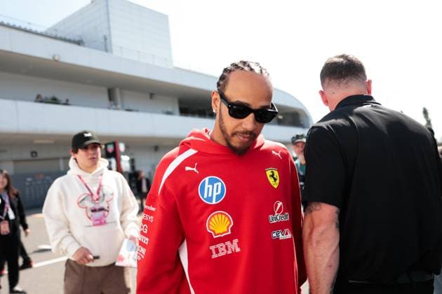 HAMILTON Lewis gbr , Scuderia Ferrari SF 26, portrait Suzuka Japan