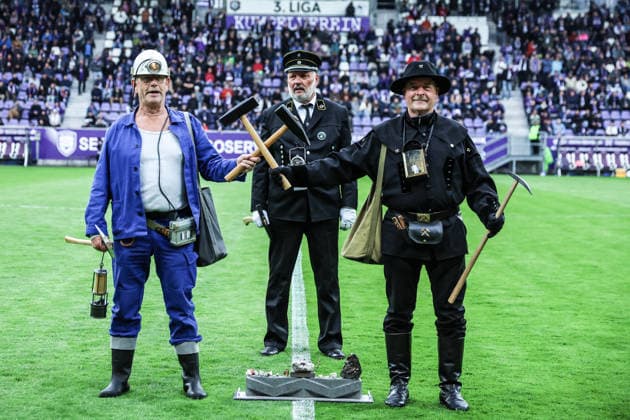 Sports, Football, 3 League Season 2025 2026 37 Matchday FC Erzgebirge Aue MSV Duisburg 08 05 2026, one Erzgebirgsstadion Bergmänner in Aue Aue Bad Schlema one Erzgebirgsstadion Sachsen Germany
