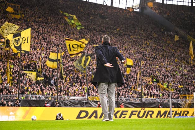08 05 2026, Football, 1 Bundesliga, 33 Matchday Season 2025 2026, Borussia Dortmund Eintracht Frankfurt, Sebastian Kehl says goodbye to the South, xRHR PHOTO TKx Copyright: RHR-FOTOx RHR-FOTO TK
