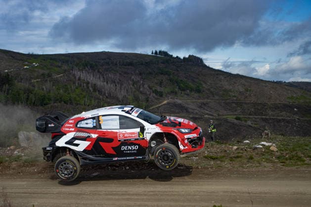 IPA84523010 - ,Driver Sami Pajari And Co-Driver Marko Salminen Of The Team Toyota Gazoo Racing Wrt,Toyota Gr Yaris Rally1 They Face ,2nd The Day Of The Race During Fia World Rally Championship WRC, Motorsport Rallye, WM Vodafone Rally De Portugal 2026 09 May Matosinhos, Portugal Copyright: xLucaxBarsali IPAxSportx xx 84523010