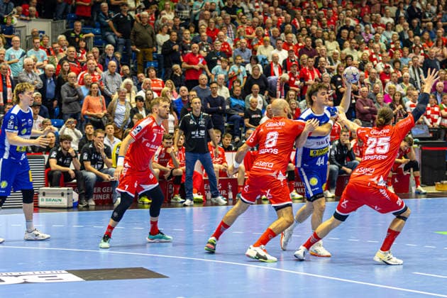 DAIKIN Handball Bundesliga, Kassel, MT Melsungen vs ThSV Eisenach, Rothenbach Halle Kassel 09 05 2026 DAIKIN Handball Bundesliga, Kassel, Germany 09 05 2026 Stephan Seitz ThSV Eisenach, 44 on the ball, Handball BundesligaL, Match of MT Melsungen vs ThSV Eisenach, Rothenbach Halle Kassel Copyright: xBEAUTIFULxSPORTS Freudensteinx