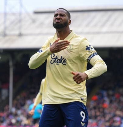 Crystal Palace v Everton Premier League Beto of Everton celebrates scoring the second goal for his team during the Premier League match at Selhurst Park, London 10 05 2026 UK Newspapers OUT Copyright: xMalcolmxFellx FIL-23415-0035